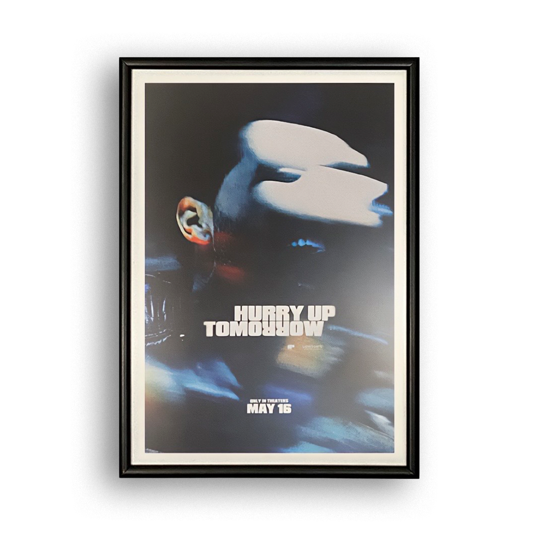 Cuadro Hurry Up Tomorrow Azul 02