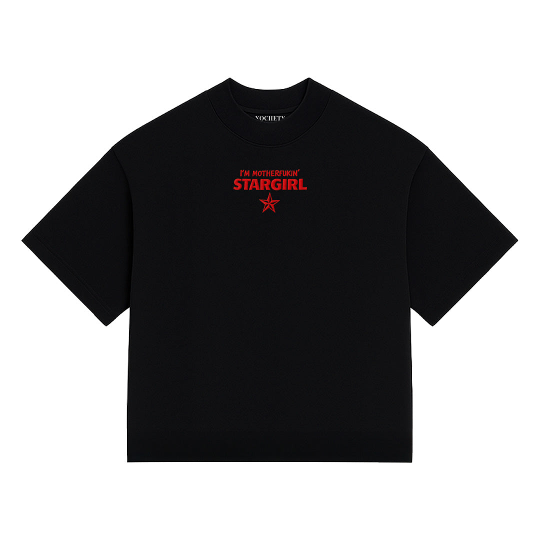 Playera Semi Oversize Stargirl Roja